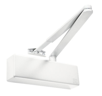 Rutland Door Closer, Contract EN 3/4 adjustable by template, c/w Softline Cover and Flatbar Armset Price Comparisons | Compare The Build