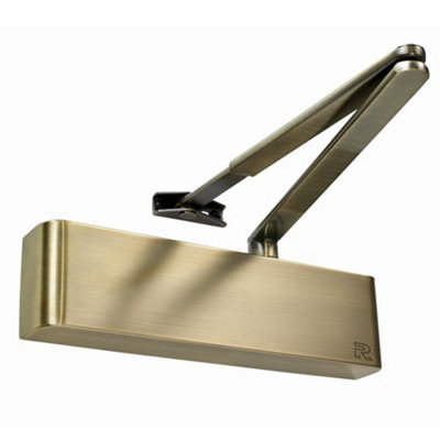 Rutland Door Closer, EN 2-4 adjustable by spring, Back Check valve, comes with Architectural Semi-radius Cover and Flatbar Armset Price Comparisons | Compare The Build