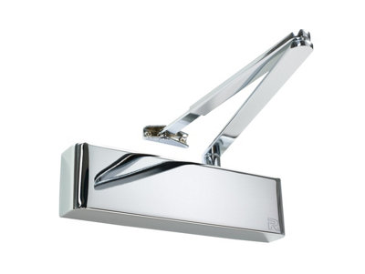Rutland Door Closer, EN 2-5 adjustable by spring, Delayed Action and Back Check valve, c/w Semi-radius Cover and Flatbar Armset Price Comparisons | Compare The Build