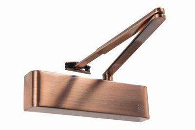 Rutland Door Closer, EN 2-5 adjustable by spring, Delayed Action and Back Check valve, c/w Semi-radius Cover and Flatbar Armset Price Comparisons | Compare The Build