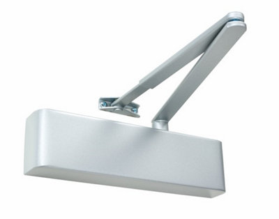 Rutland Door Closer, EN 2-6 adjustable by spring, Delayed Action and Back Check valve, c/w Semi-radius Cover and Flatbar Armset Price Comparisons | Compare The Build