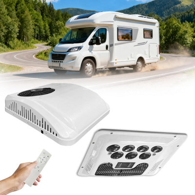 RV Rooftop 12 v 10000 Btu Air Conditioner, Heating & Cooling, -Quiet 12 ...