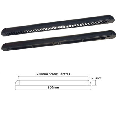 RW Simon Ltd Window Trickle Vent Anthracite Grey - 300mm