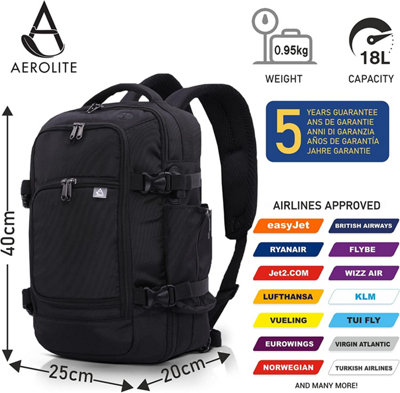 Ryanair hand luggage clearance backpack