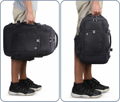 Ryanair 40x20x25 Maximum Size Hand Cabin Luggage Approved Travel Carry On Holdall Lightweight Shoulder Bag Backpack