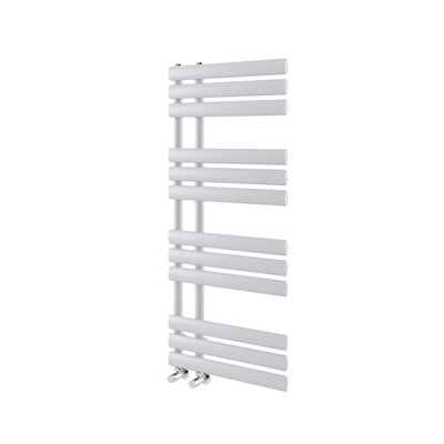 Ryder White Heated Towel Rail - 1130x500mm