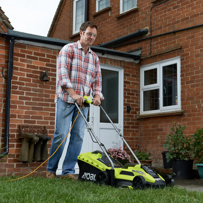 Ryobi lawn mower b&q sale