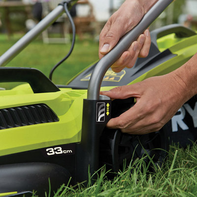 Ryobi 1300W Mains Corded 33cm Lawn Mower RLM13E33S CORDED 240V ELECTRIC