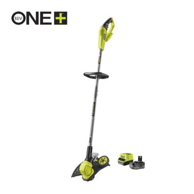 Ryobi 18V ONE+ Cordless 33cm EasyEdge™ Grass Trimmer Starter Kit (1 x 4.0Ah)