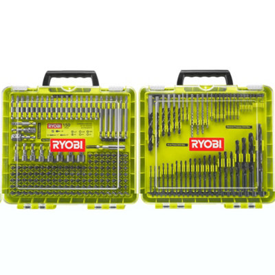 Ryobi 200 Piece Drill Driving Set In Case RAKDD200