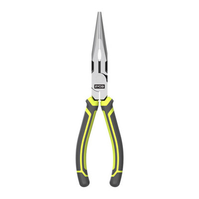 Ryobi 200mm High Leverage Long Nose Pliers - RHLNP200