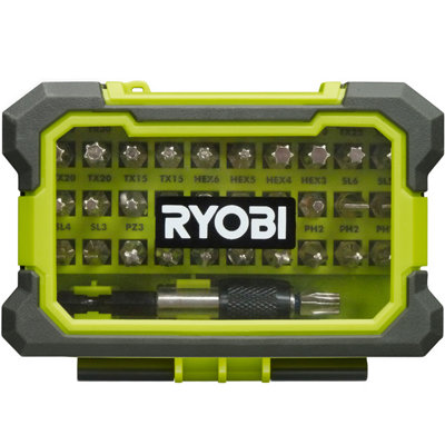 Ryobi 32 Piece Mixed Screwdriver Bit Set RAK32MSD