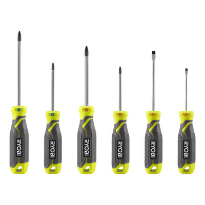 Ryobi 6pc Screwdriver Set RHSDS6PC DIY at B Q