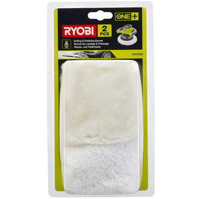 Ryobi Buffing and Polishing Bonnet Set - RAK2BB