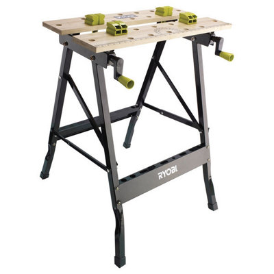 Ryobi Folding Bamboo Work Bench RWB02 at B&Q