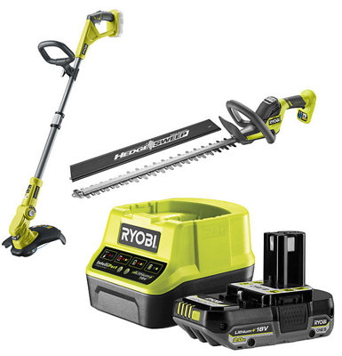 Ryobi One+ Ryobi Line Trimmer Kit Ryobi One+ Ryobi Hedge Trimmer