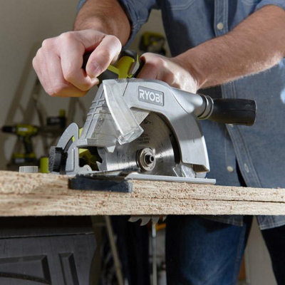 Ryobi ONE+ 165mm Circular Saw 18V R18CS-0 - TOOL ONLY, NO BATTERY & CHARGER SUPPLIED