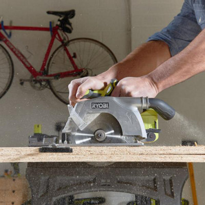 Ryobi ONE+ 165mm Circular Saw 18V R18CS-0 - TOOL ONLY, NO BATTERY & CHARGER SUPPLIED