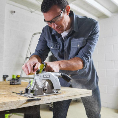 Ryobi ONE+ 165mm Circular Saw 18V R18CS-0 - TOOL ONLY, NO BATTERY & CHARGER SUPPLIED