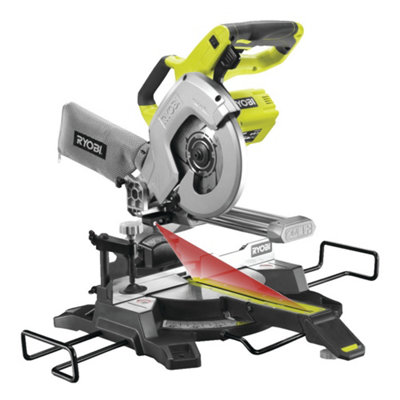 Ryobi ONE+ 216mm Sliding Mitre Saw 18V R18MS216-0 TOOL
