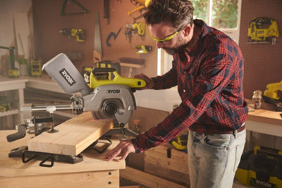 Ryobi ONE 216mm Sliding Mitre Saw 18V R18MS216 0 TOOL ONLY