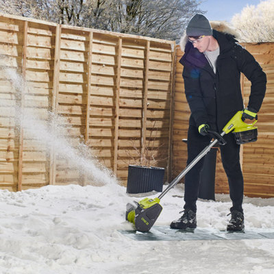 Ryobi battery best sale snow shovel