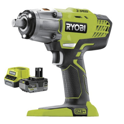 Ryobi ONE+ 3-Speed Impact Wrench 18V Kit