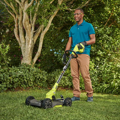 Ryobi lawn deals mower b&q