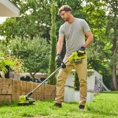 Ryobi ONE 33cm Grass Trimmer 18V RY18LT33A 0 Tool Only NO BATTERY OR CHARGER SUPPLIED DIY at B Q
