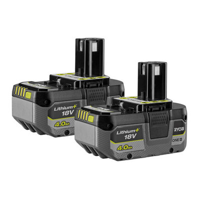 Ryobi ONE+ 4.0Ah Lithium+ Compact Battery Twin Pack 18V RB1840X