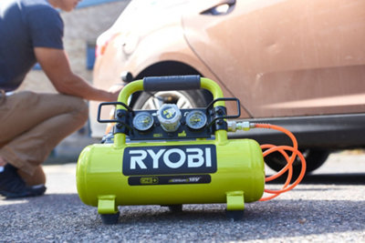 Ryobi ONE+ Air Compressor 18V (R18AC-0) - TOOL ONLY, BARE UNIT