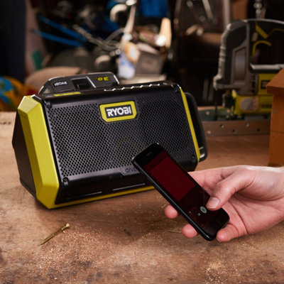 Ryobi ONE+ Bluetooth Speaker 18V RBT18-0 Tool Only - NO BATTERY OR CHARGER SUPPLIED