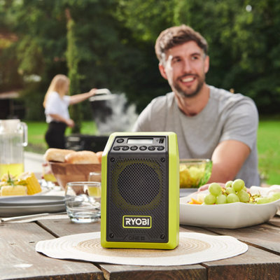 Ryobi battery radio hot sale