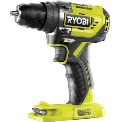 Ryobi ONE Compact Brushless Drill Driver 18V R18DD5 0 Tool Only NO BATTERY CHARGER SUPPLIED DIY at B Q