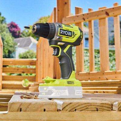 Ryobi ONE Compact Brushless Drill Driver 18V R18DD5 0 Tool Only NO BATTERY CHARGER SUPPLIED DIY at B Q