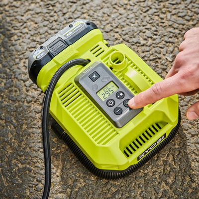 Portable Air Compressor Ryobi Mattress Inflator RYOBI USB Lithium