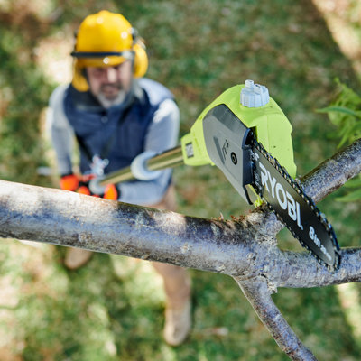 Ryobi ONE+ Pole Saw & Pole Hedge Trimmer Dual Pack (3x 2.0Ah) 18V
