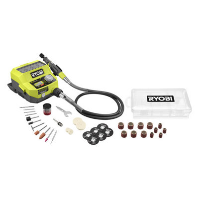 RYOBI ONE+ 18V Cordless Precision Craft Rotary Tool Kit with 1.5