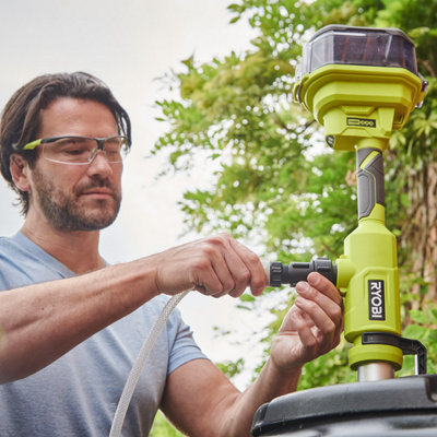 Ryobi pump 18v hot sale