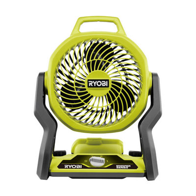 thumbnail image 2 of RYOBI ONE+ 18V Cordless Misting Fan - 12" Whisper Series Air Cannon With Garden Hose Connection 2 of 6