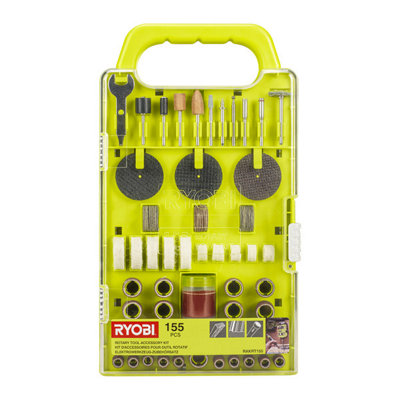 Ryobi Rotary Tool Accessory Set (155 piece) - RAKRT155