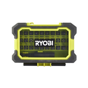 Ryobi TORQUE+ Impact 25mm Screwdriver Bit Set (31 Piece) - RAK31MSDI