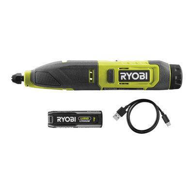 Ryobi USB Lithium Power Carver 4V RPC4 120G 2.0Ah Kit DIY at B Q