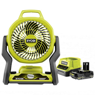 Ryobi Whisper Fan Starter Kit RF18 1C20 DIY at B Q