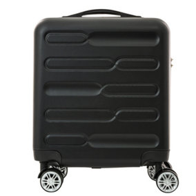 RYORI Black Carry On Suitcase - 45x36x20cm Cabin Bag - Lightweight - Telescopic Handle