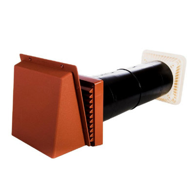 Rytons Terracotta Cowl and Baffle AC7PCWL LookRyt AirCore for Boilers, Stoves and Fires