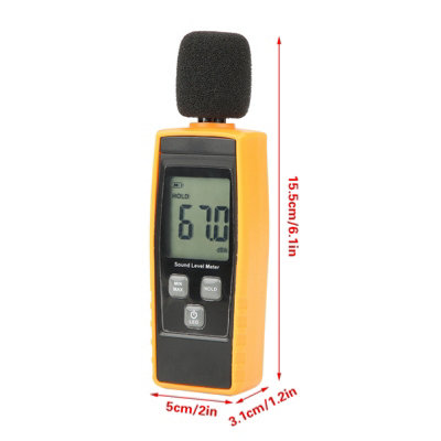 RZ1359 Digital LCD Sound Level Meter DB Meter Environmental Noise Tester