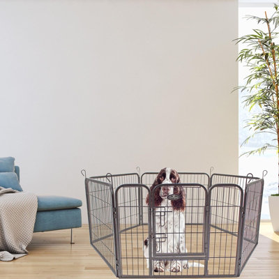 S Panel Heavy Duty Play Pen Black