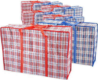 S&D, Laundry Zip Bags XXL Heavy Duty Storage Bags Reusable Nylon Large ...