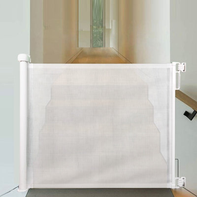 S&D, Retractable Baby Gate 135cm x 84 cm Stair Safety Gate Roll for ...